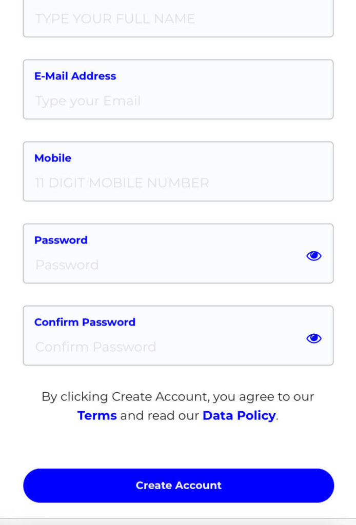 BSRS TESDA registration page